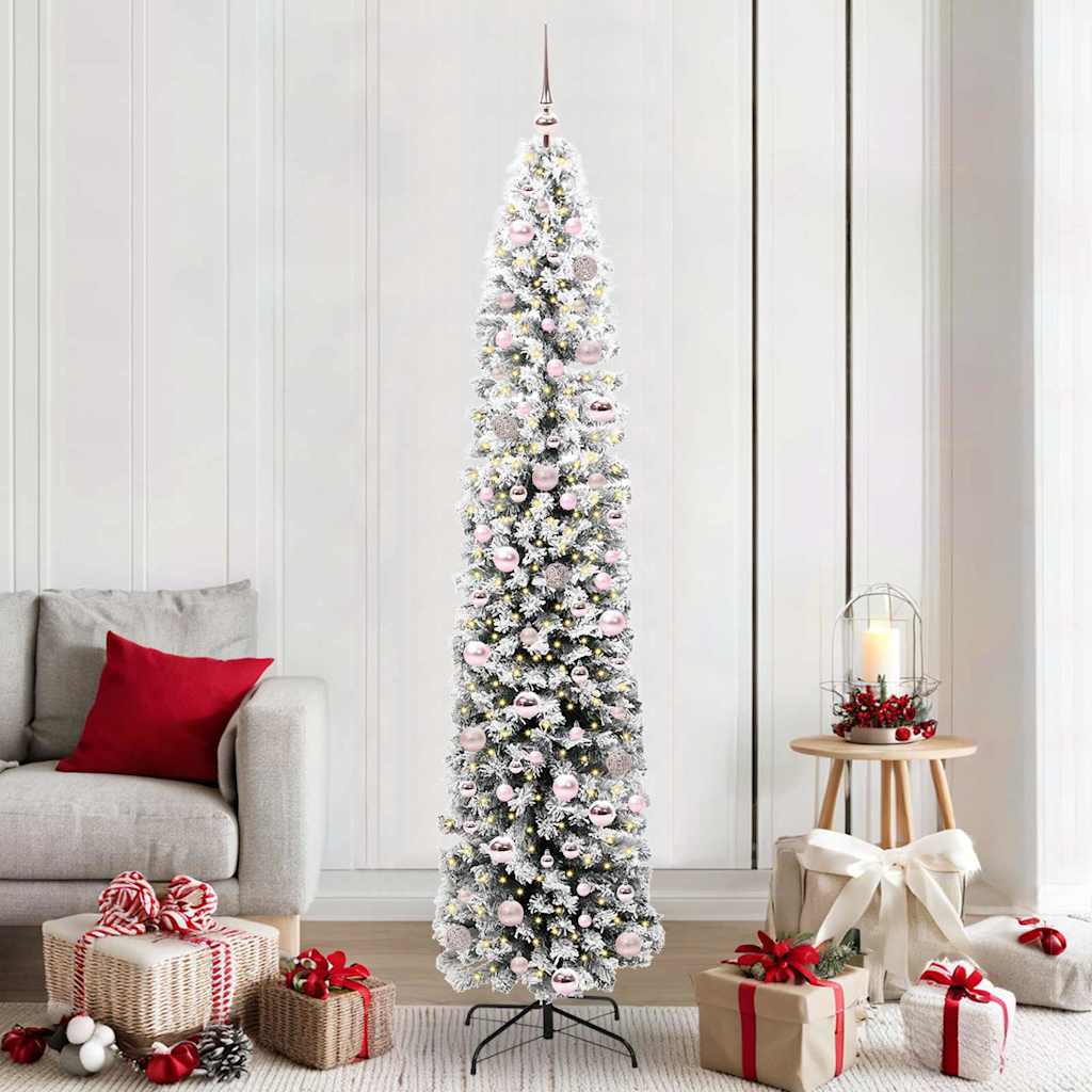 Sapin de Noël artificiel Vert 210 cm PVC et acier et plastique - XIOS