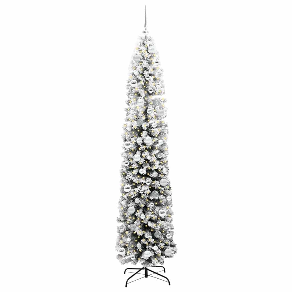 Sapin de Noël artificiel Vert 210 cm PVC et acier et plastique - XIOS