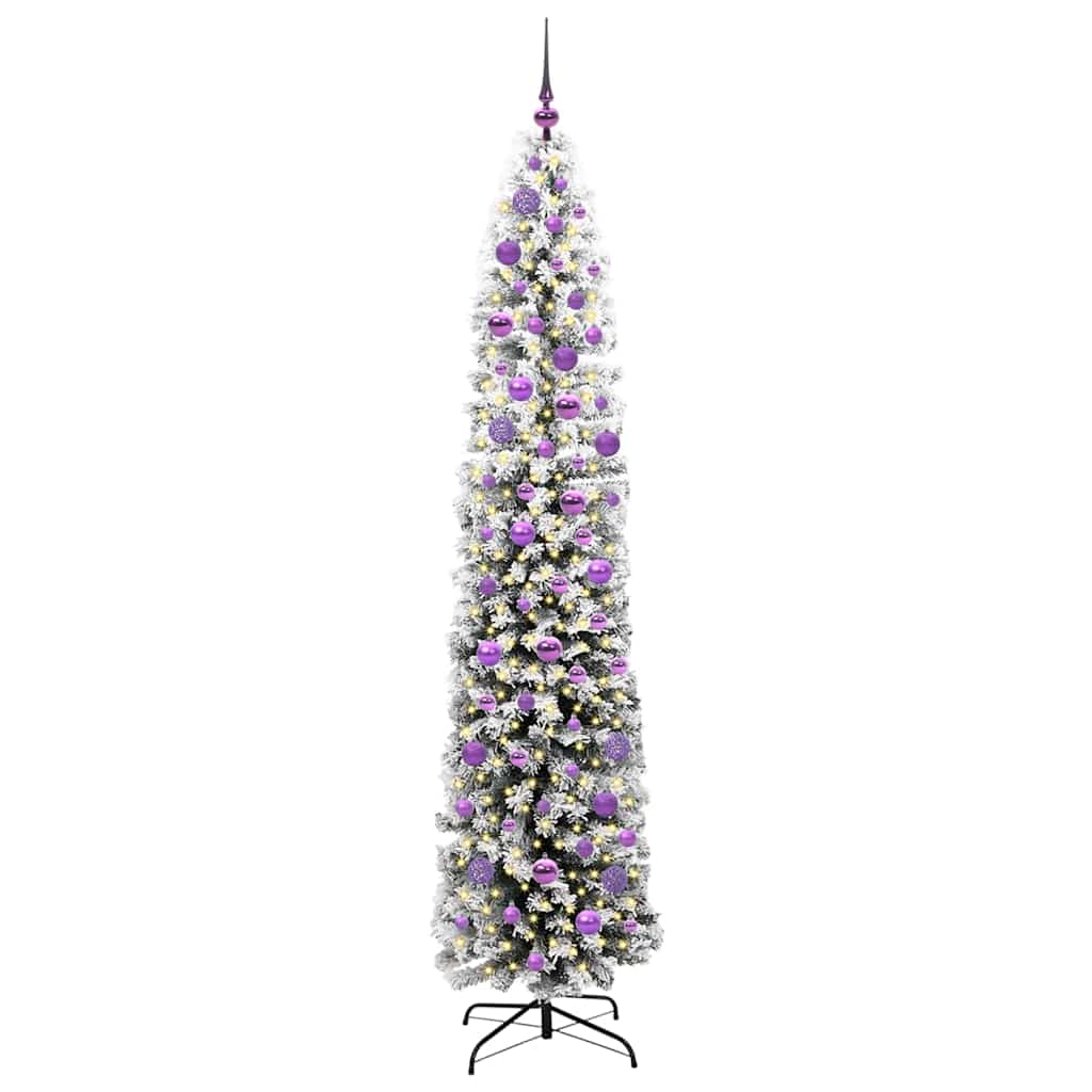 Sapin de Noël artificiel Vert 210 cm PVC et acier et plastique - XIOS