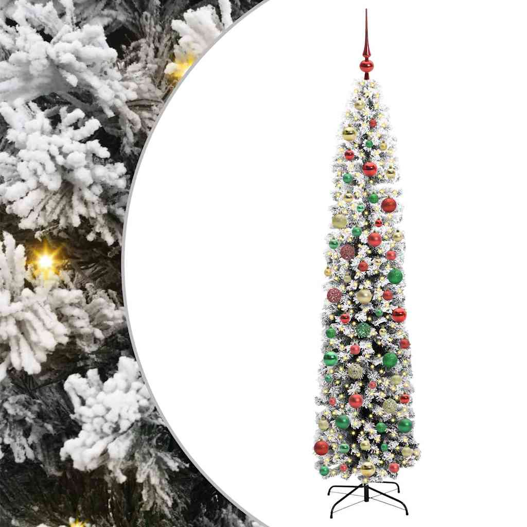 Sapin de Noël artificiel Vert 210 cm PVC et acier et plastique - XIOS