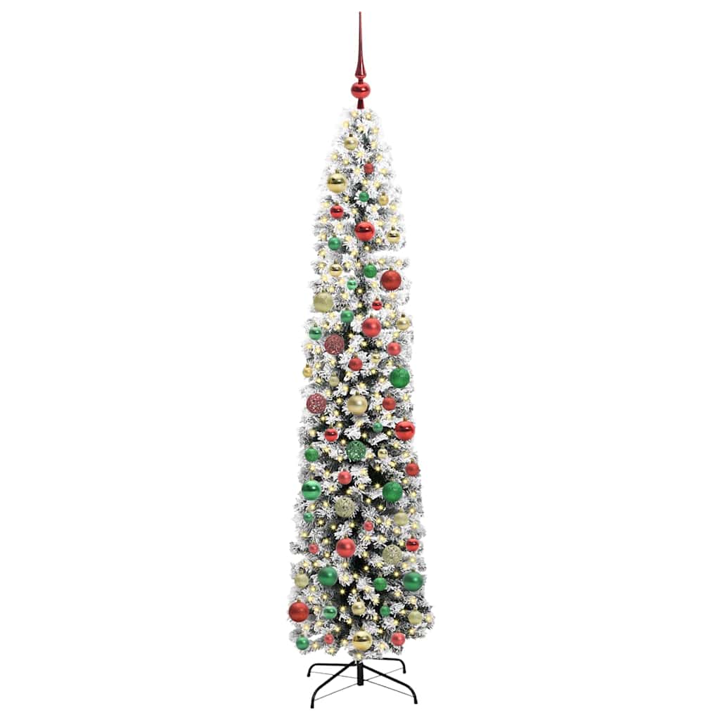 Sapin de Noël artificiel Vert 210 cm PVC et acier et plastique - XIOS