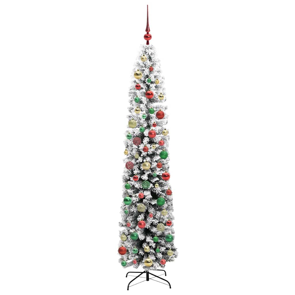 Sapin de Noël artificiel Vert 210 cm PVC et acier et plastique - XIOS