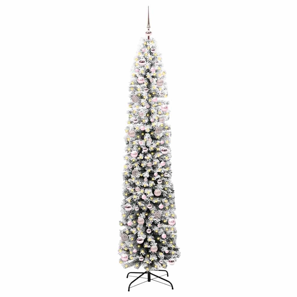 Sapin de Noël artificiel Vert 240 cm PVC et acier et plastique - XIOS