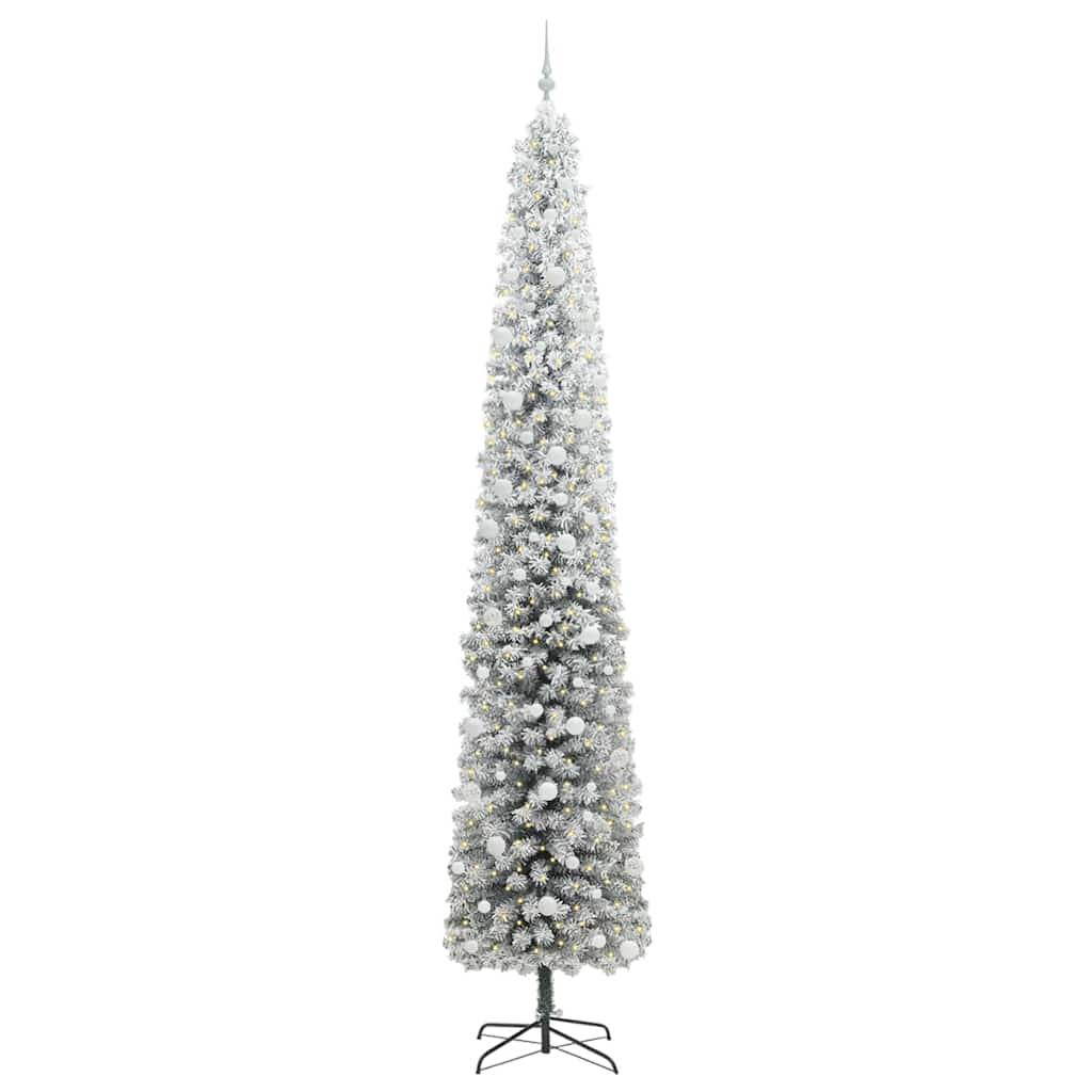 Sapin de Noël artificiel Vert 270 cm PVC et acier et plastique - XIOS