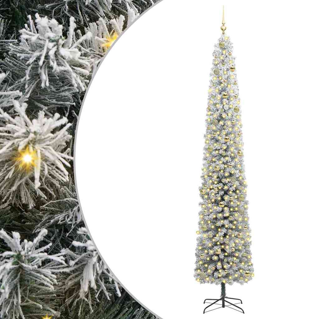 Sapin de Noël artificiel Vert 270 cm PVC et acier et plastique - XIOS