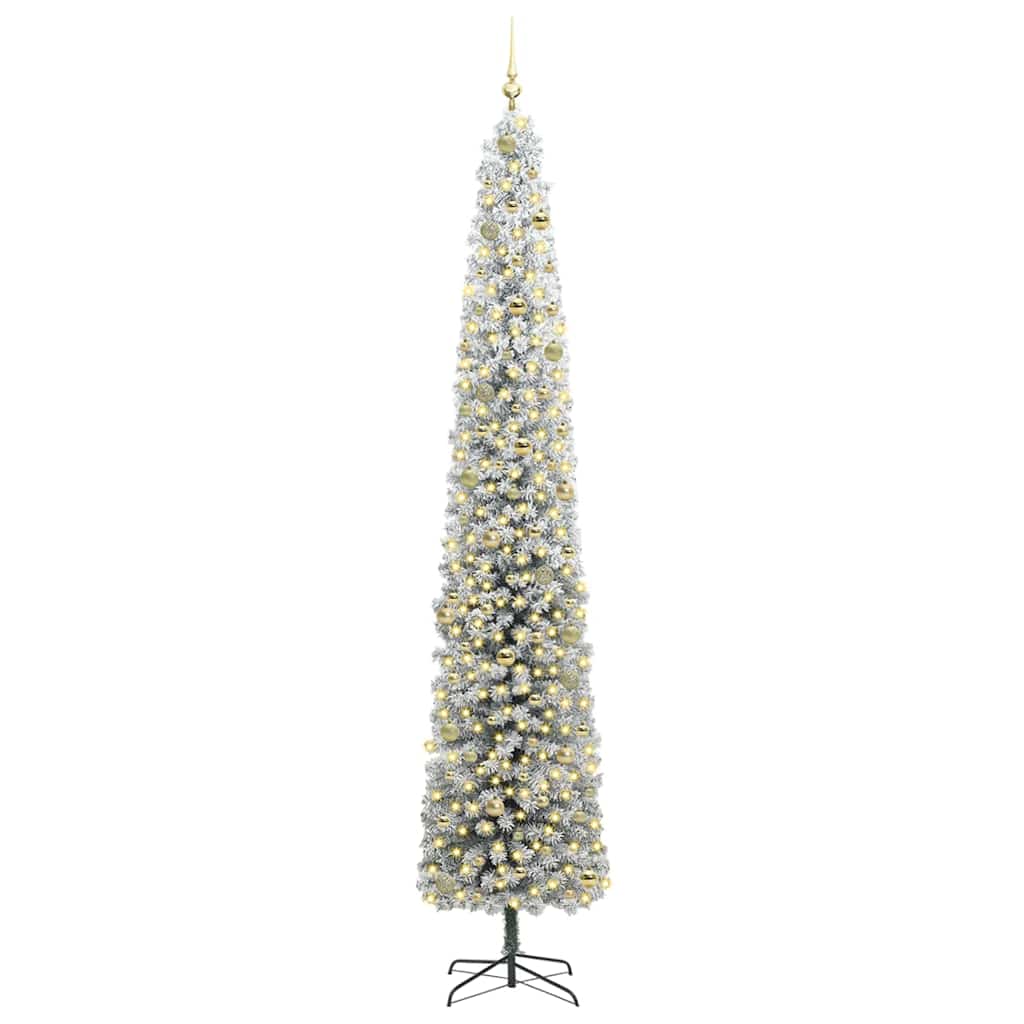 Sapin de Noël artificiel Vert 270 cm PVC et acier et plastique - XIOS