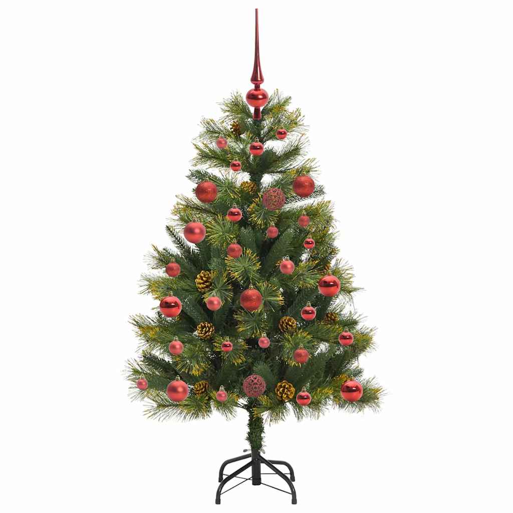 Sapin de Noël artificiel avec branches pliables et cônes 120 cm - XIOS