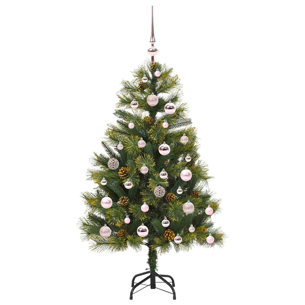 Sapin de Noël artificiel avec branches pliables et cônes 120 cm - XIOS