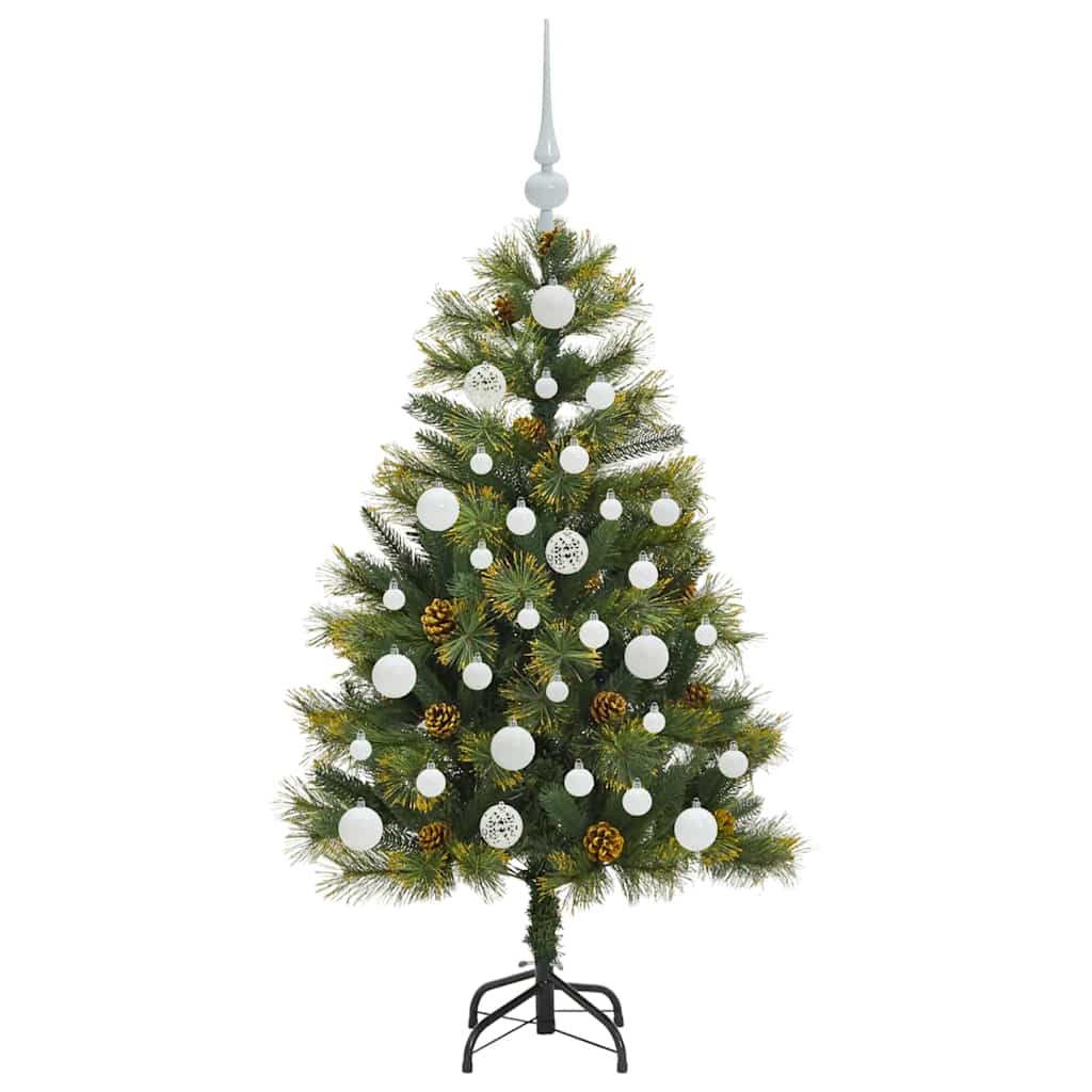 Sapin de Noël artificiel avec branches pliables et cônes 120 cm - XIOS