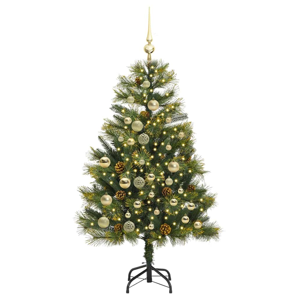 Sapin de Noël artificiel avec branches pliables et cônes 120 cm - XIOS