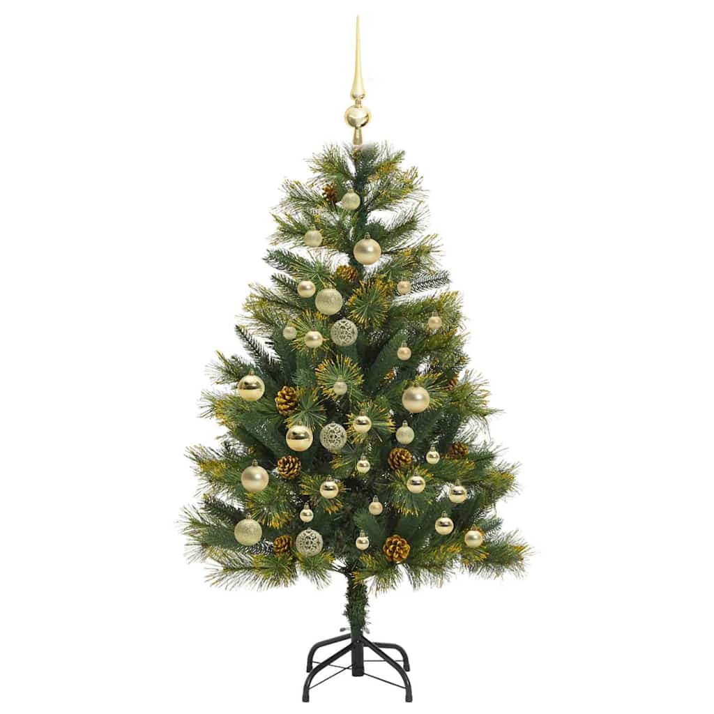 Sapin de Noël artificiel avec branches pliables et cônes 120 cm - XIOS