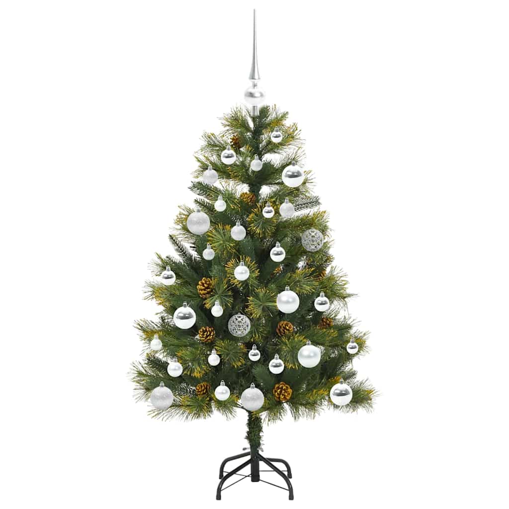 Sapin de Noël artificiel avec branches pliables et cônes 120 cm - XIOS
