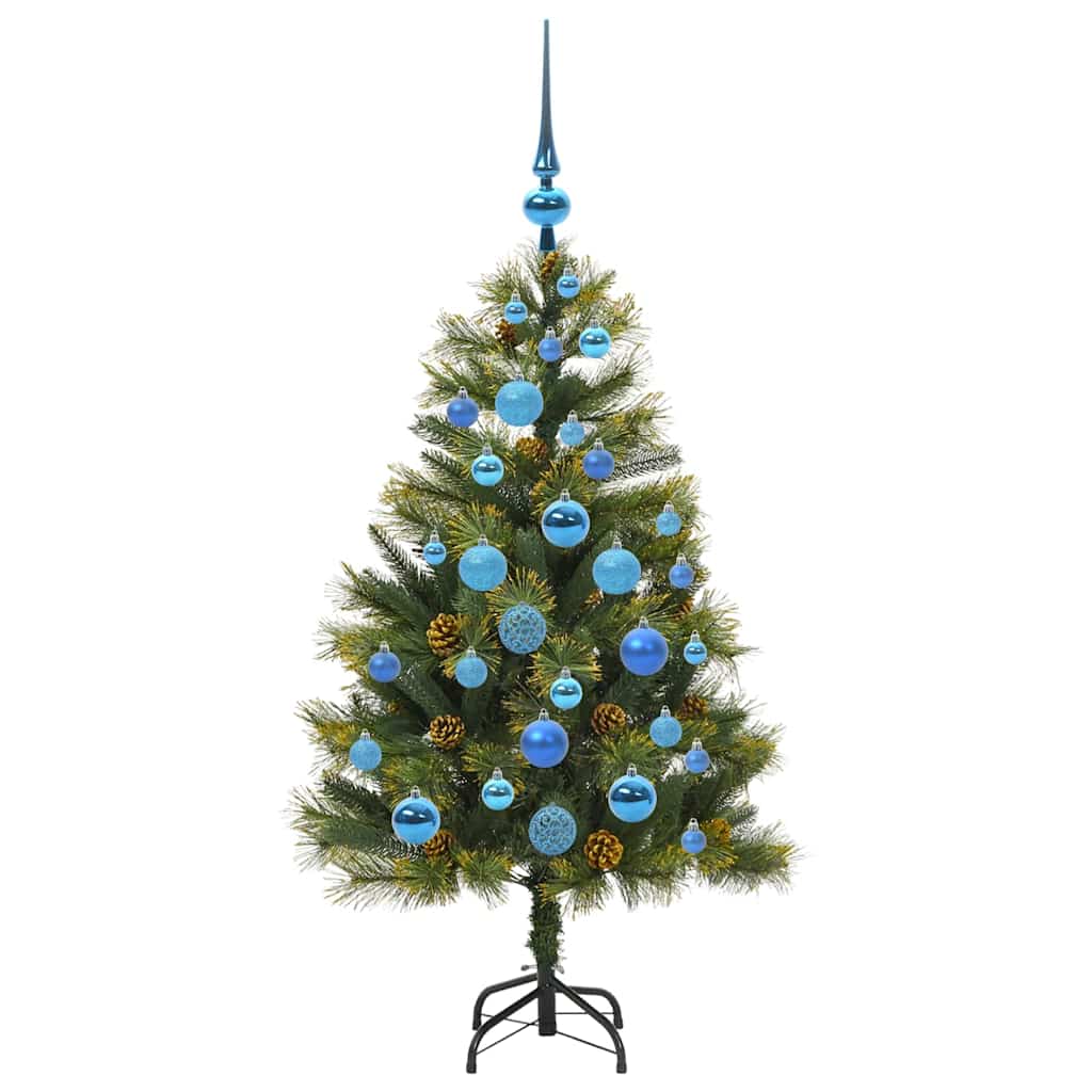 Sapin de Noël artificiel avec branches pliables et cônes 120 cm - XIOS