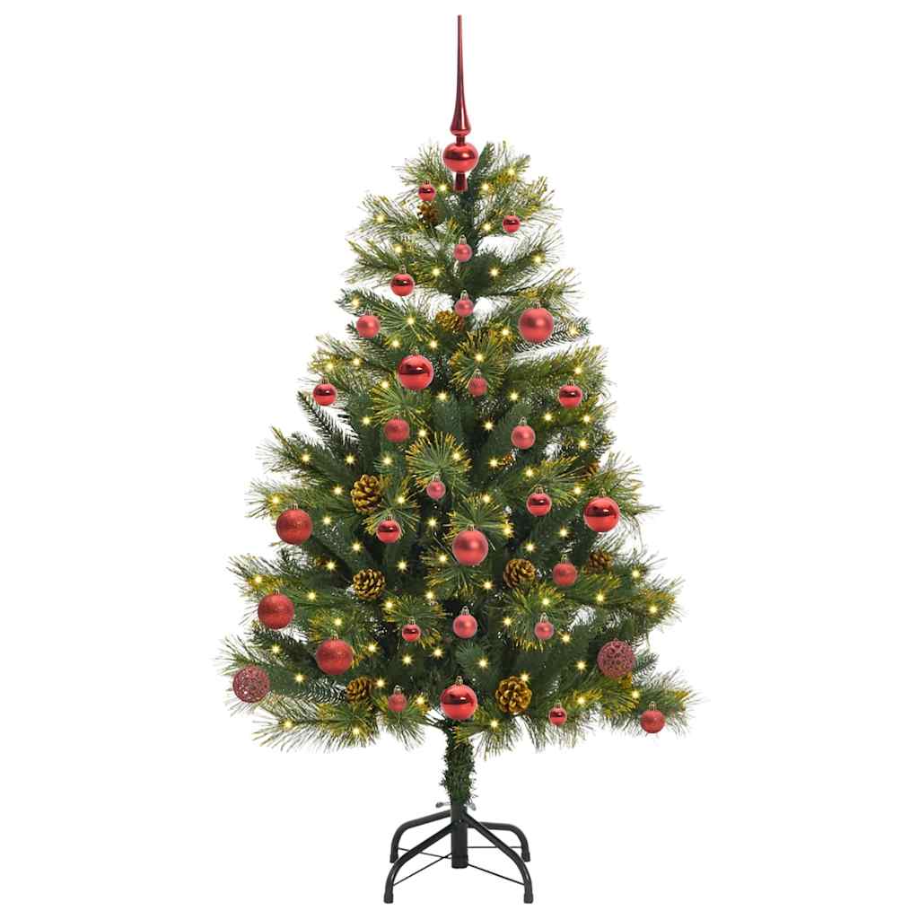 Sapin de Noël artificiel avec branches pliables et cônes 150 cm - XIOS