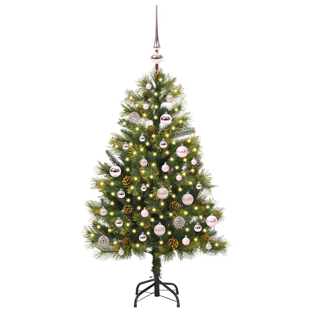 Sapin de Noël artificiel avec branches pliables et cônes 150 cm - XIOS