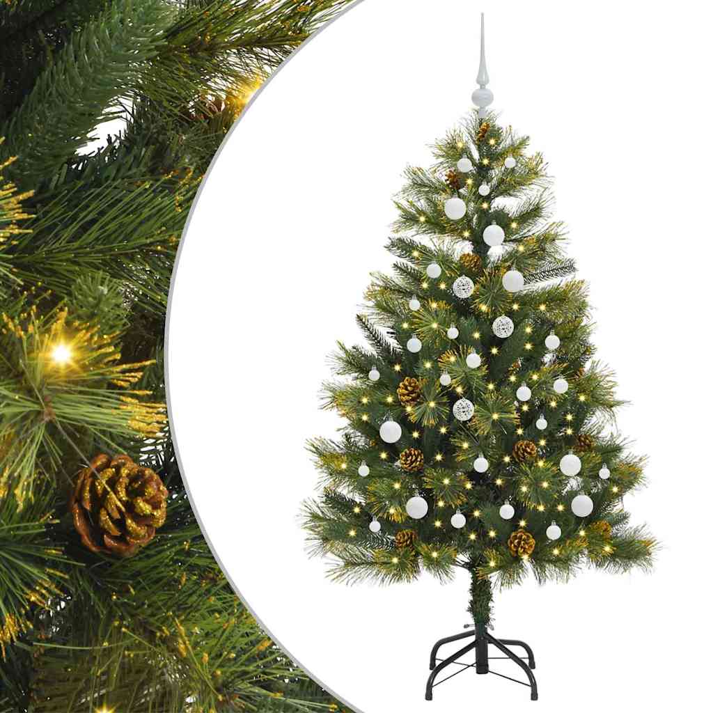 Sapin de Noël artificiel avec branches pliables et cônes 150 cm - XIOS