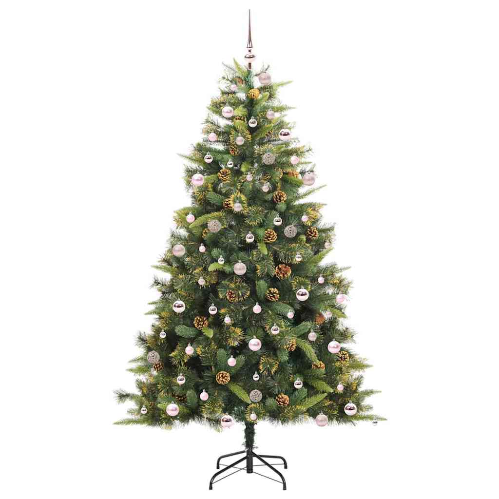 Sapin de Noël artificiel avec branches pliables et cônes 240 cm - XIOS