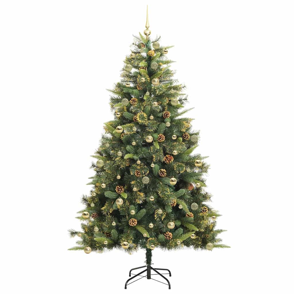 Sapin de Noël artificiel avec branches pliables et cônes 240 cm - XIOS