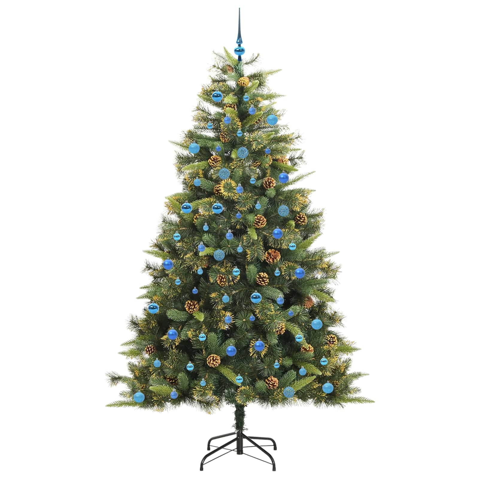 Sapin de Noël artificiel avec branches pliables et cônes 240 cm - XIOS
