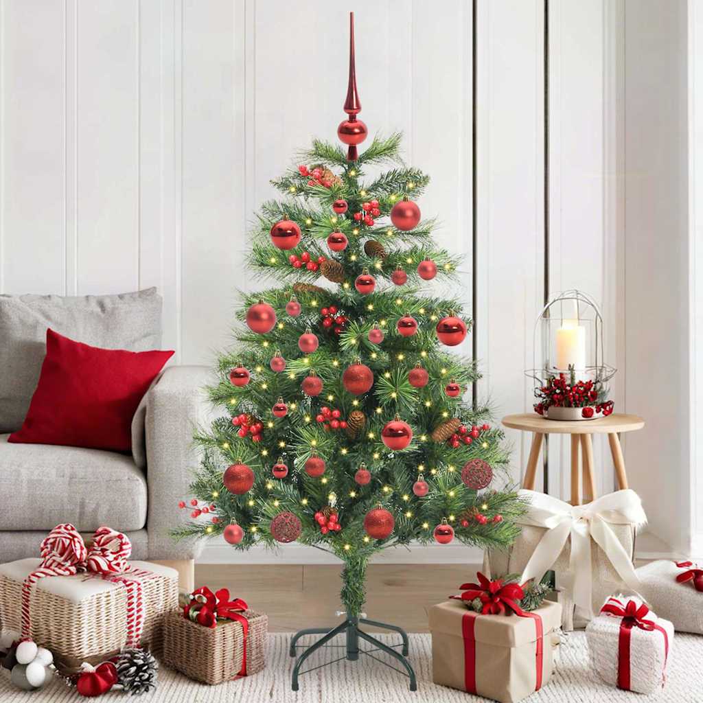 Sapin de Noël artificiel Vert 150 cm PVC et métal - XIOS