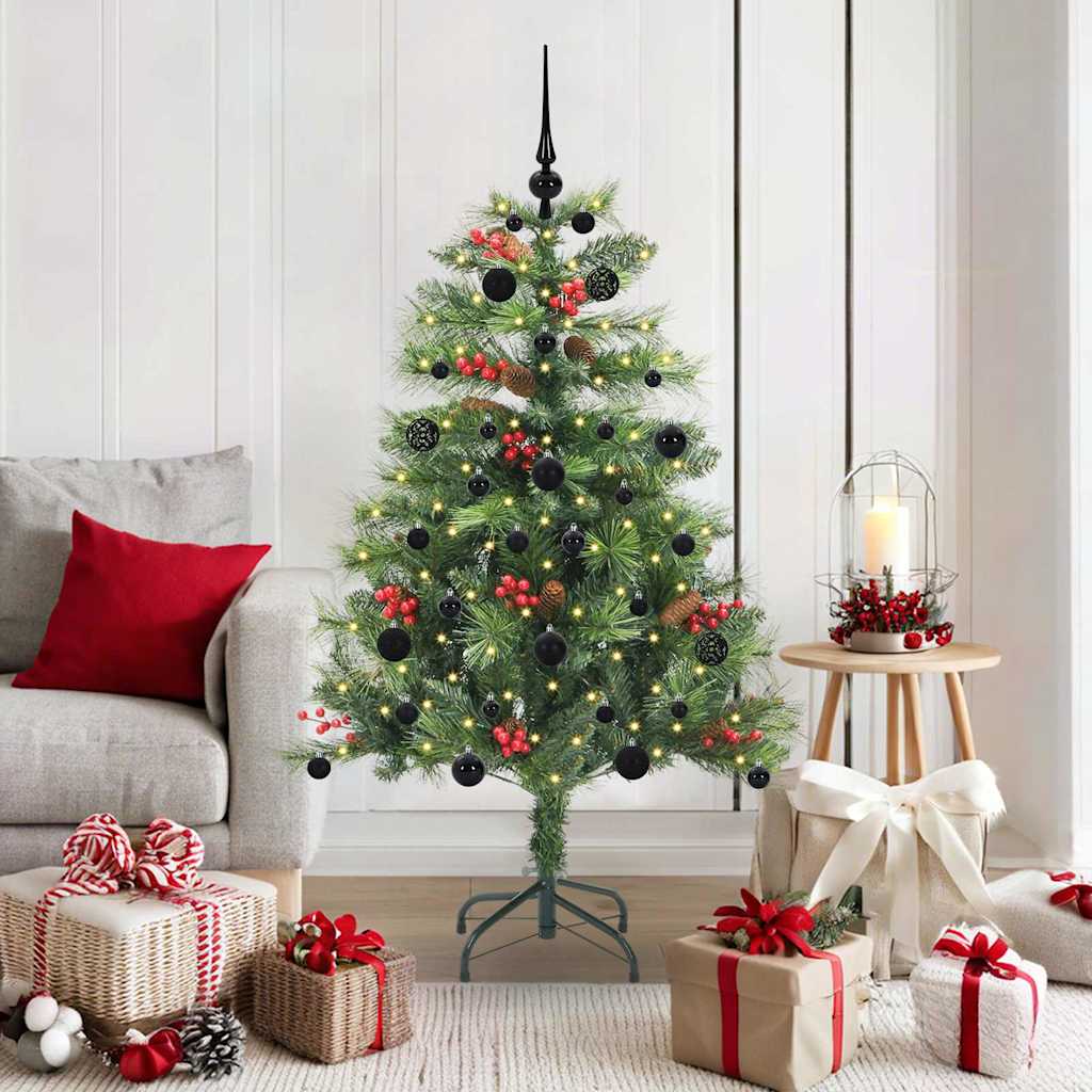 Sapin de Noël artificiel Vert 150 cm PVC et métal - XIOS