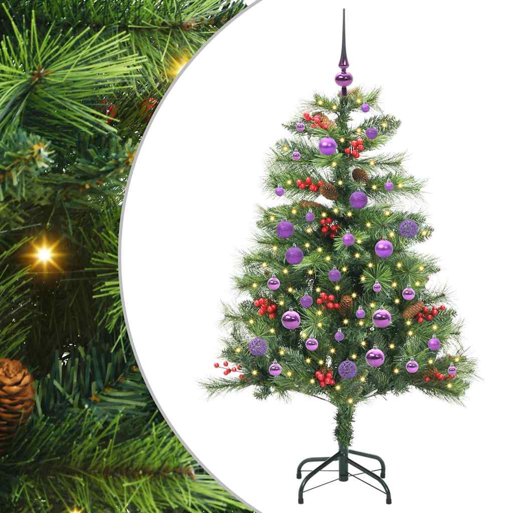 Sapin de Noël artificiel Vert 150 cm PVC et métal - XIOS