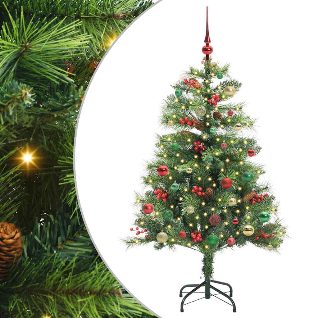 Sapin de Noël artificiel Vert 150 cm PVC et métal - XIOS