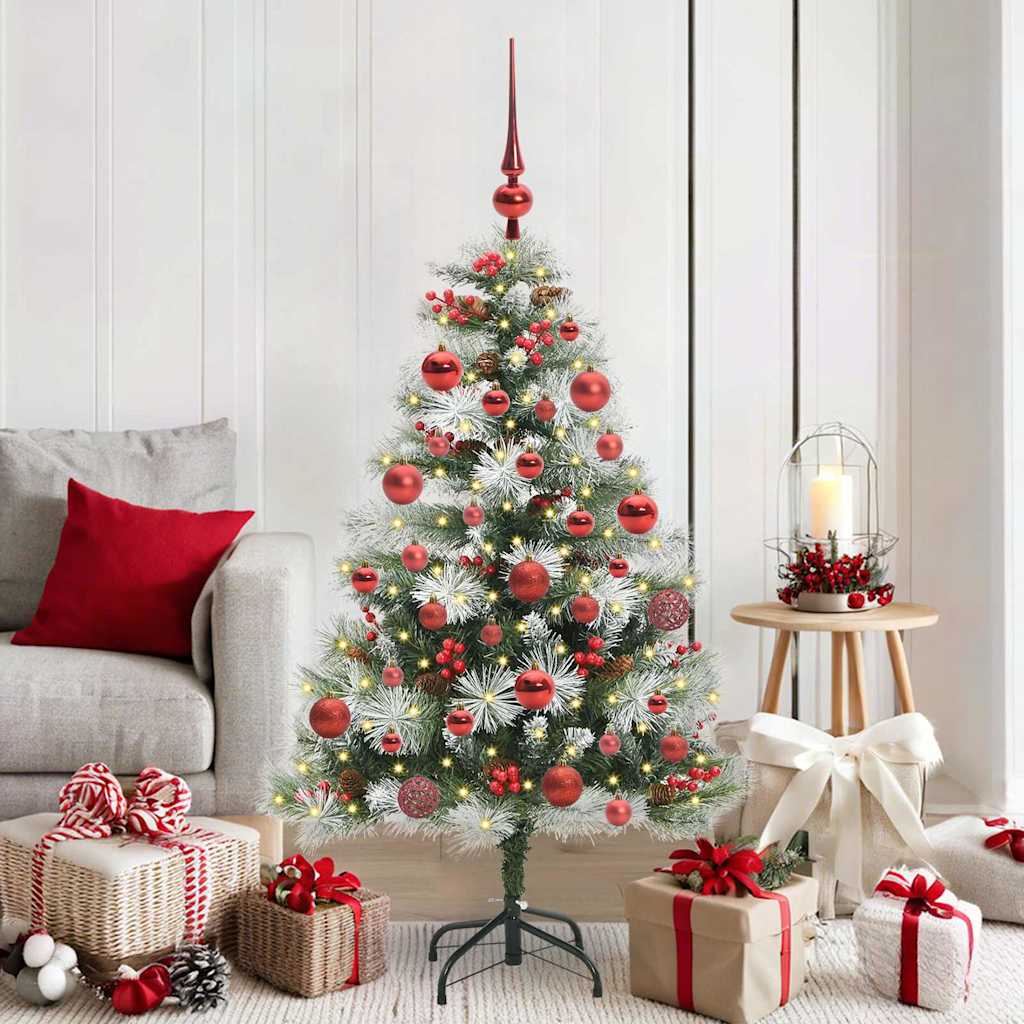 Sapin de Noël artificiel Vert et blanc 150 cm - XIOS