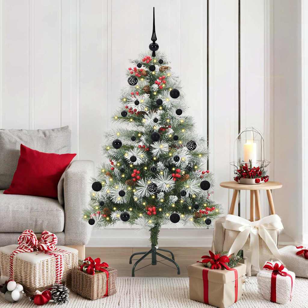 Sapin de Noël artificiel Vert et blanc 150 cm - XIOS