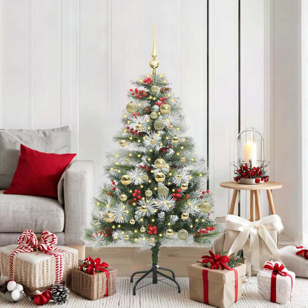 Sapin de Noël artificiel Vert et blanc 150 cm - XIOS