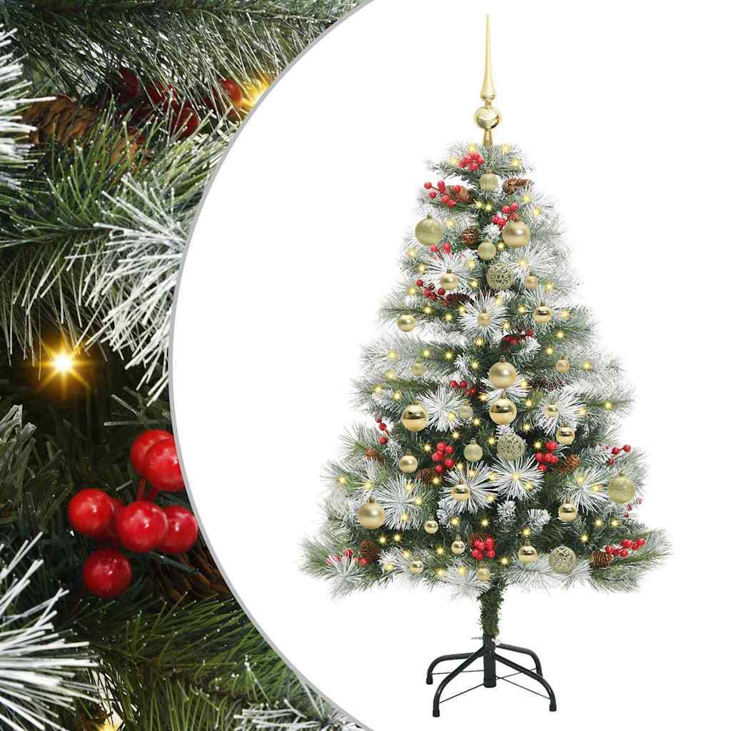 Sapin de Noël artificiel Vert et blanc 150 cm - XIOS