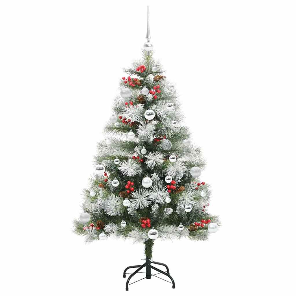 Sapin de Noël artificiel Vert et blanc 150 cm - XIOS