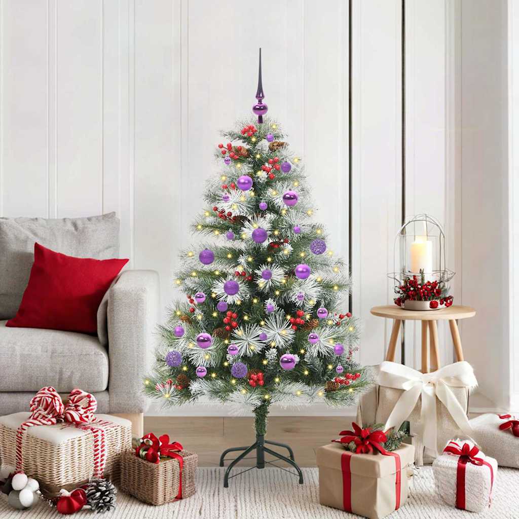 Sapin de Noël artificiel Vert et blanc 150 cm - XIOS