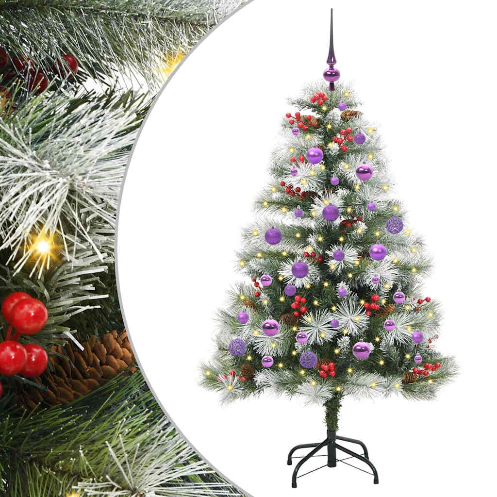 Sapin de Noël artificiel Vert et blanc 150 cm - XIOS