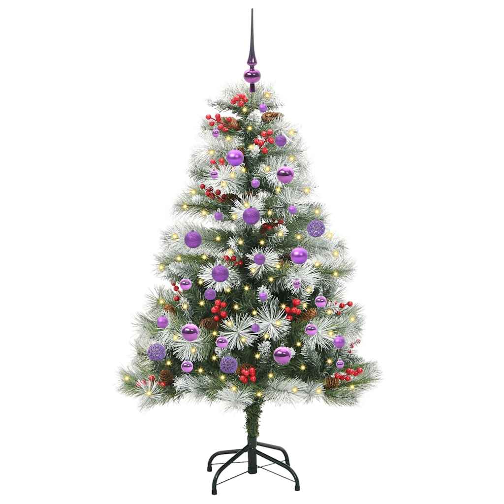 Sapin de Noël artificiel Vert et blanc 150 cm - XIOS