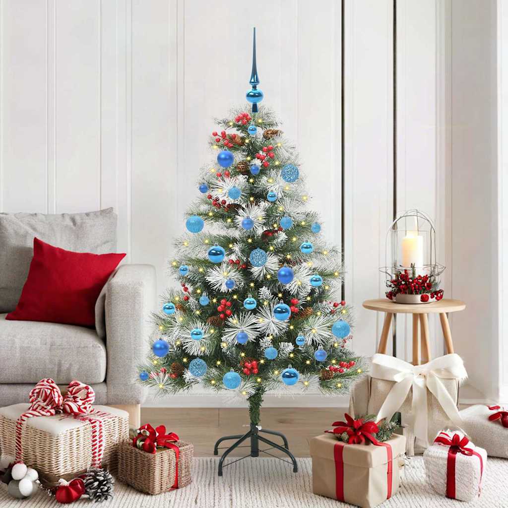 Sapin de Noël artificiel Vert et blanc 150 cm - XIOS