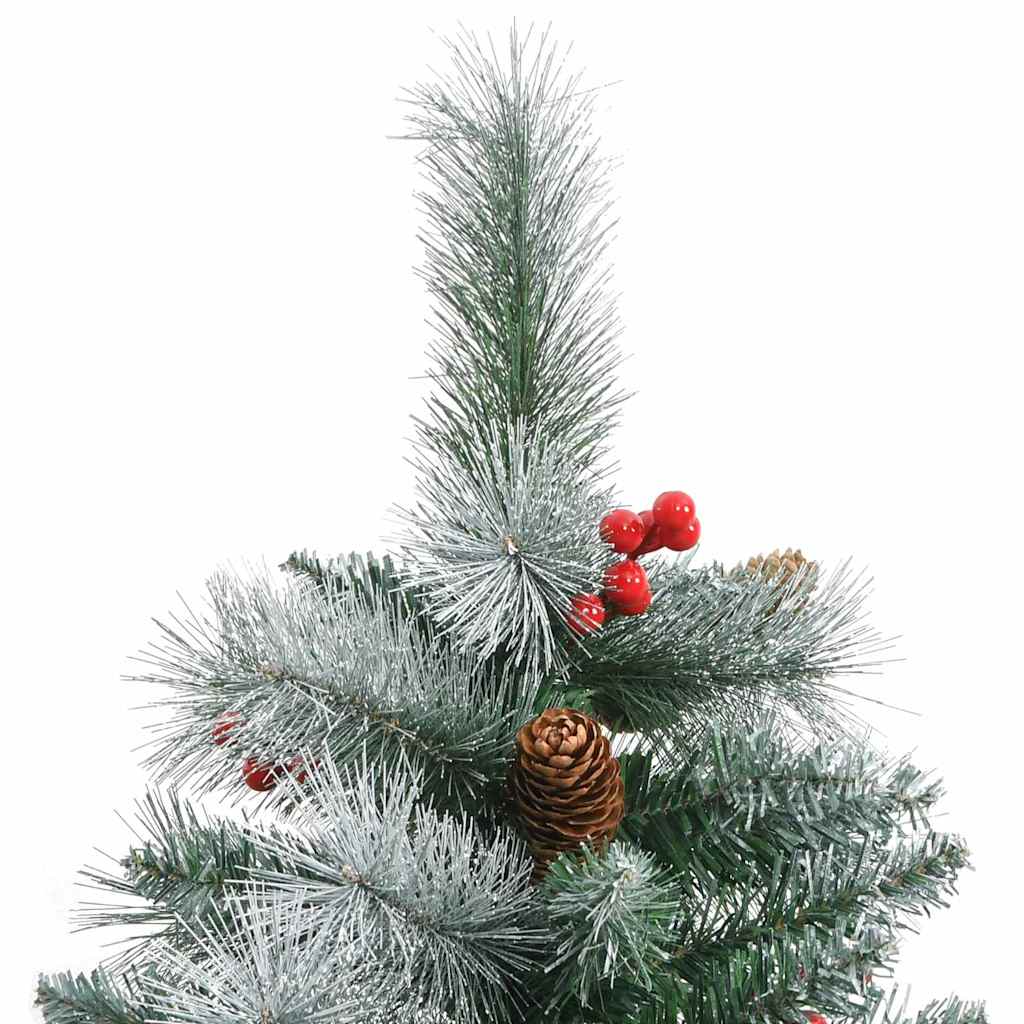 Sapin de Noël artificiel Vert et blanc 210 cm - XIOS