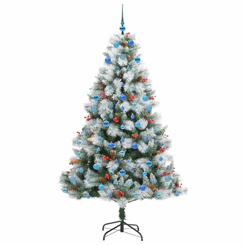 Sapin de Noël artificiel Vert et blanc 210 cm - XIOS