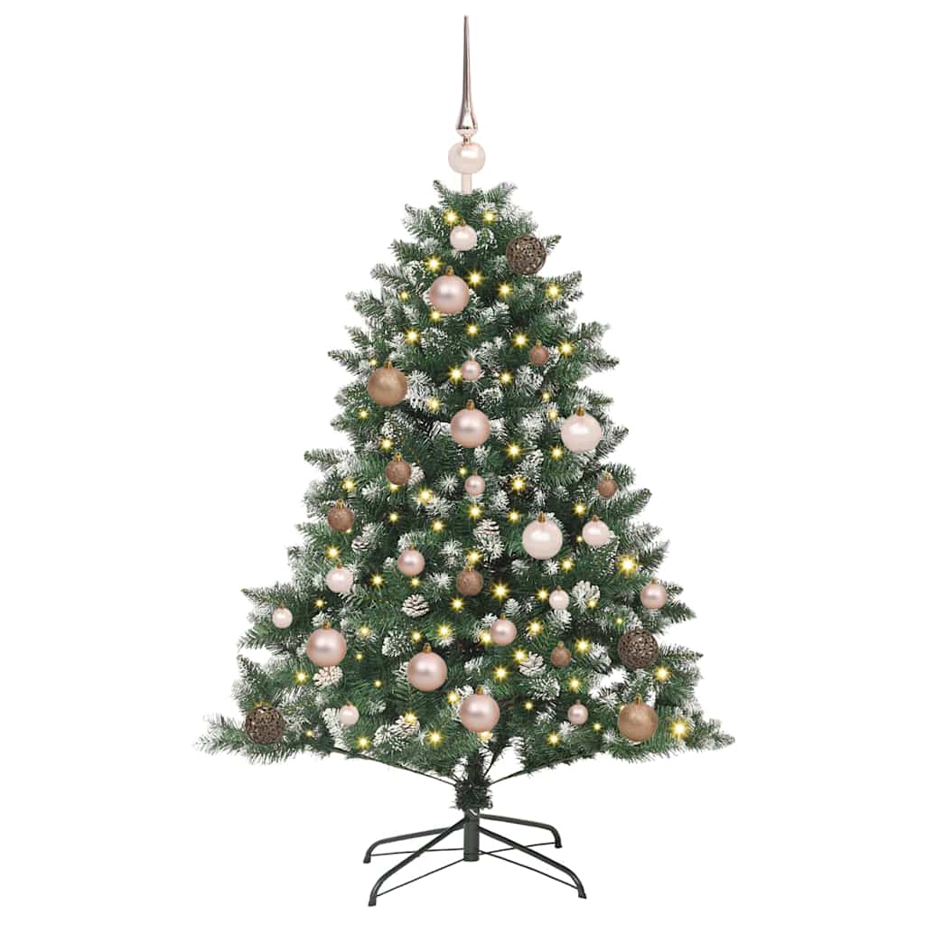 Sapin de Noël artificiel Vert 120 cm PVC, plastique et acier - XIOS