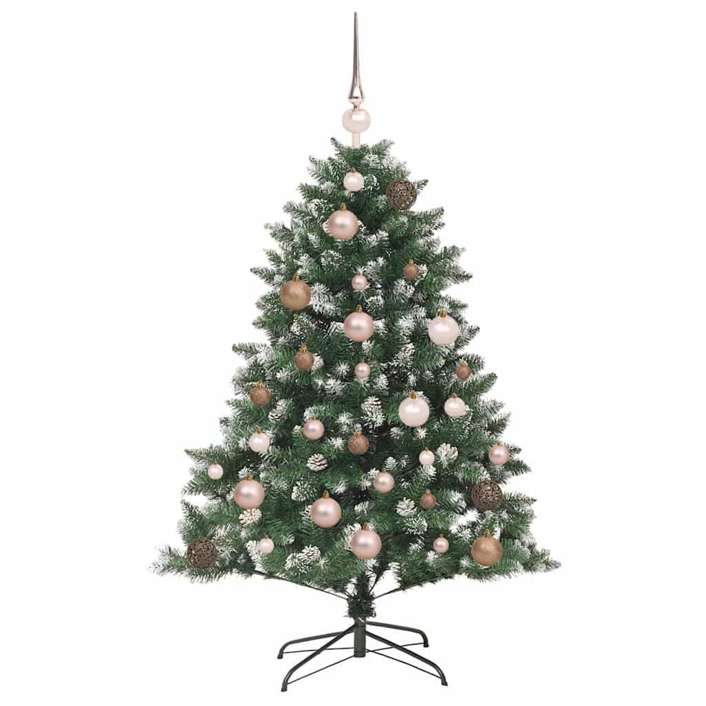 Sapin de Noël artificiel Vert 120 cm PVC, plastique et acier - XIOS