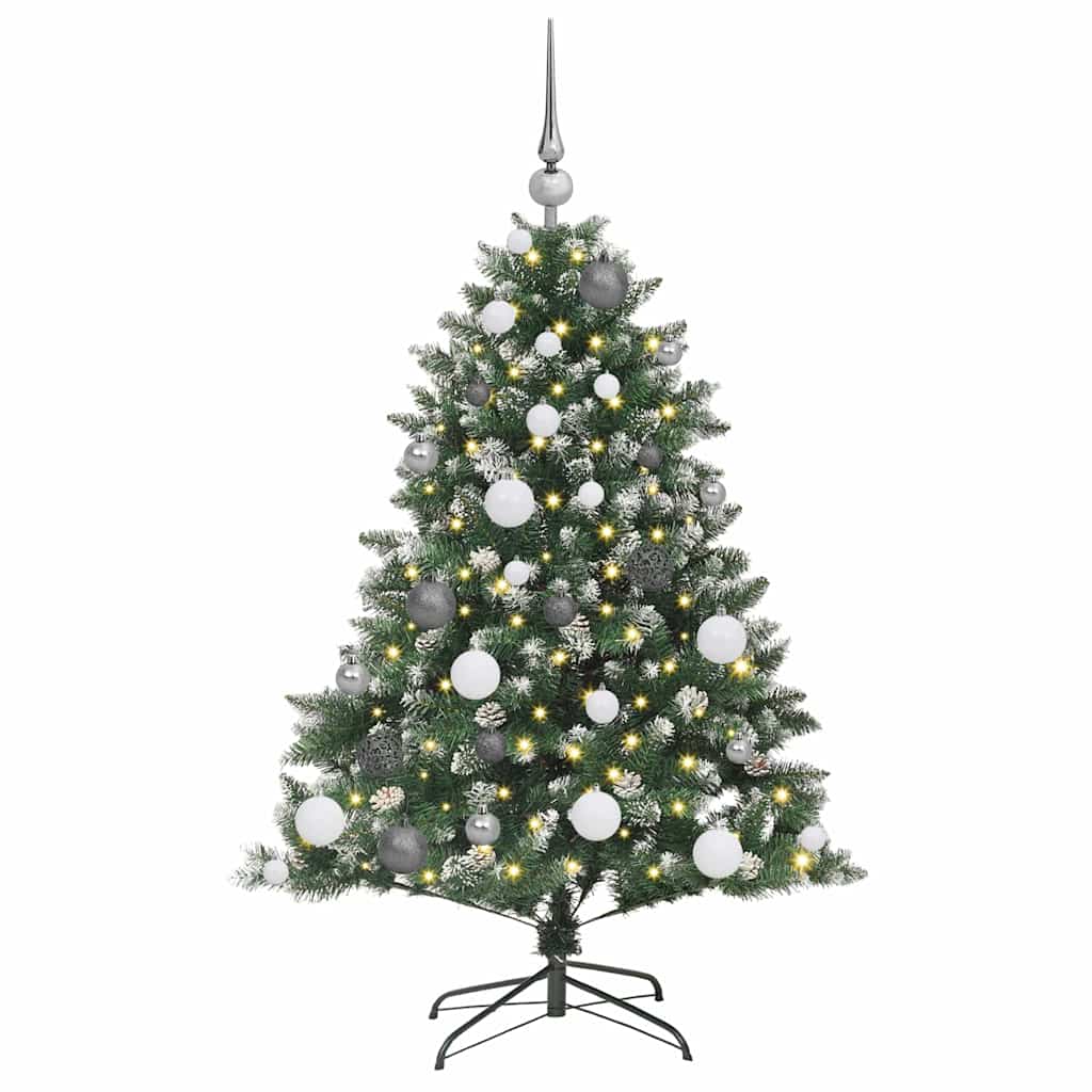 Sapin de Noël artificiel avec 150 LED Vert 85 x 85 x 120 cm - XIOS
