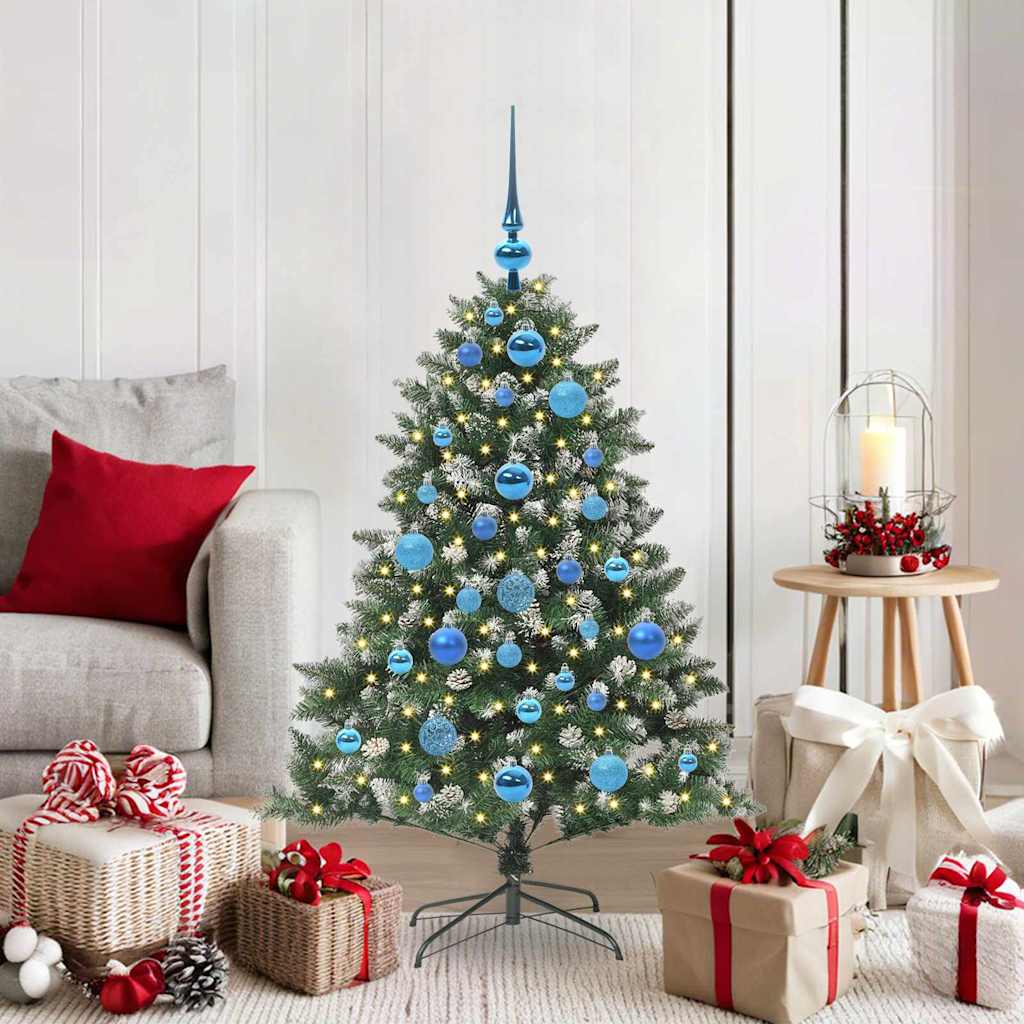 Sapin de Noël artificiel Vert 120 cm PVC, plastique et acier - XIOS
