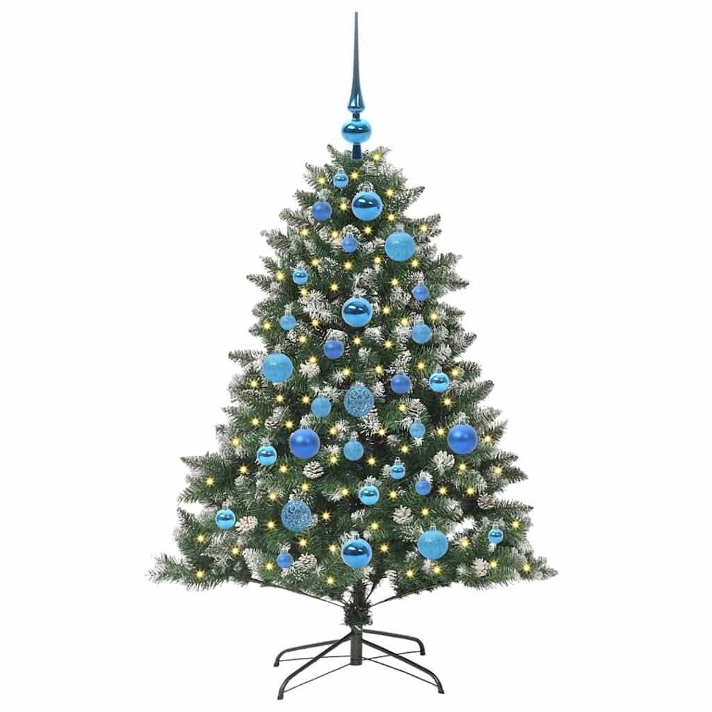 Sapin de Noël artificiel Vert 120 cm PVC, plastique et acier - XIOS