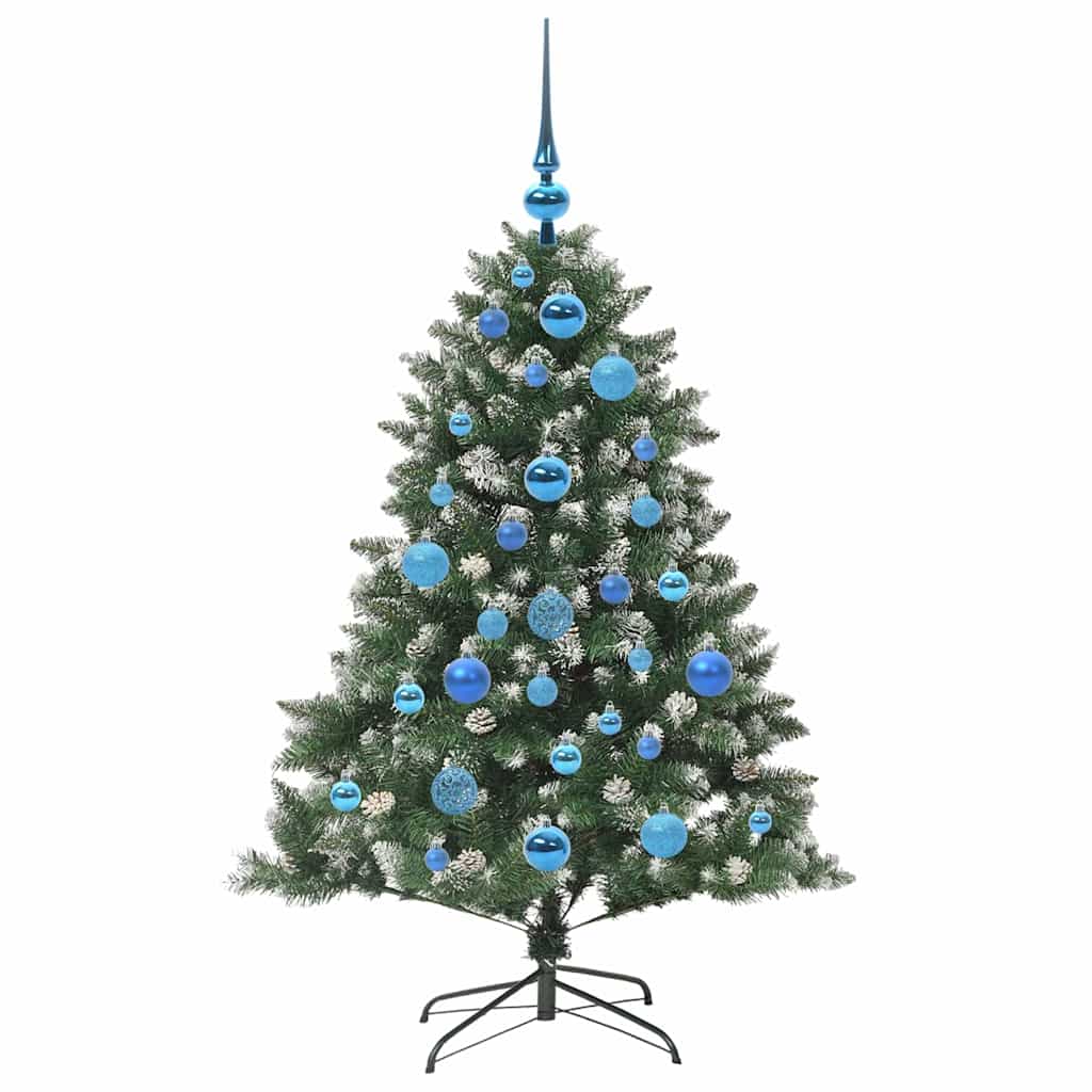 Sapin de Noël artificiel Vert 120 cm PVC, plastique et acier - XIOS