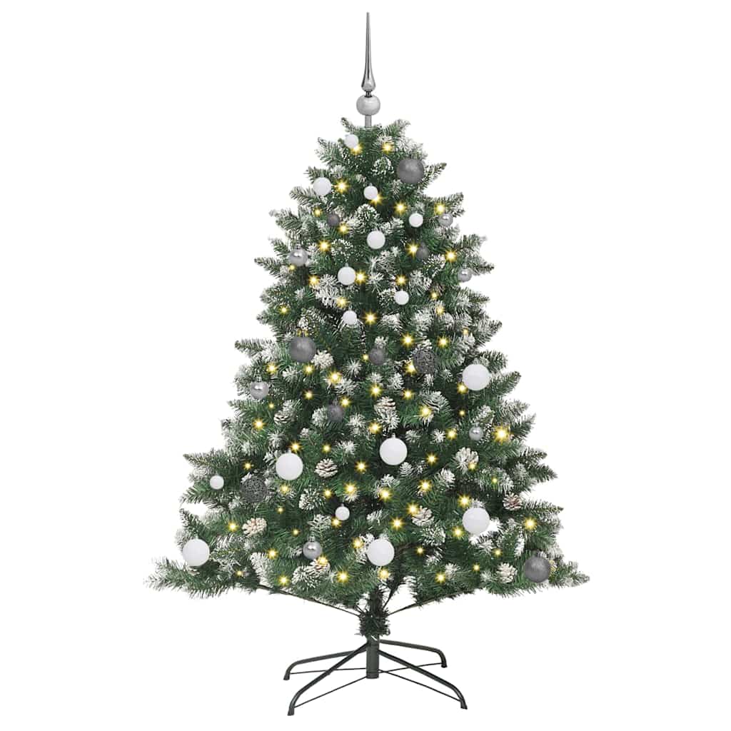 Sapin de Noël artificiel avec 150 LED Vert 105 x 105 x 150 cm - XIOS