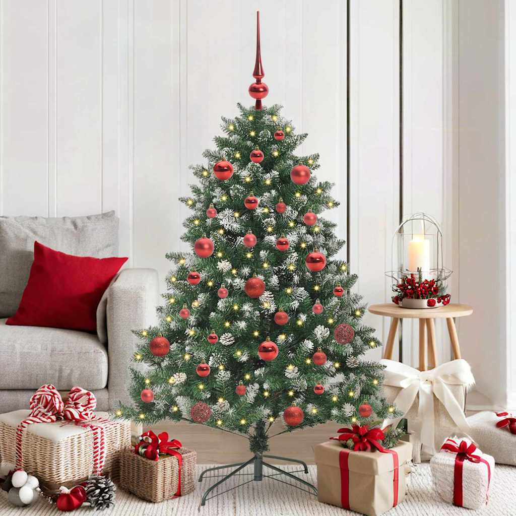 Sapin de Noël artificiel avec 150 LED Vert 105 x 105 x 150 cm - XIOS