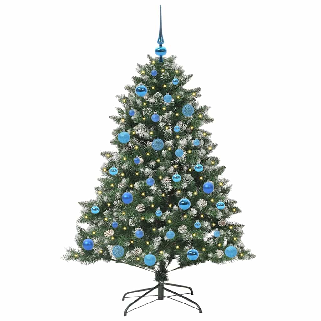 Sapin de Noël artificiel Vert 150 cm PVC, plastique et acier - XIOS