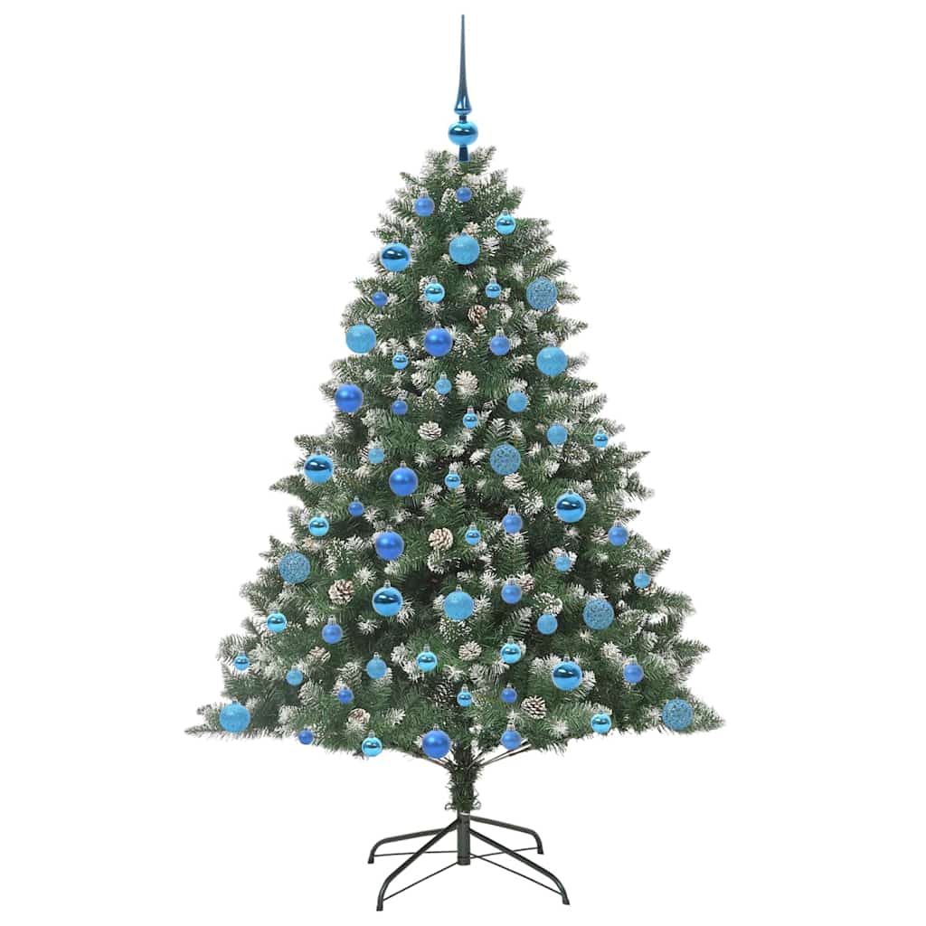 Sapin de Noël artificiel avec 300 LED Vert 126 x 126 x 180 cm - XIOS
