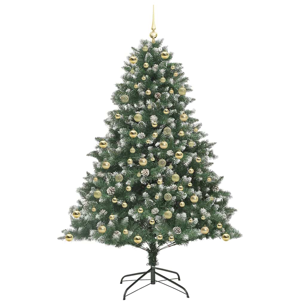 Sapin de Noël artificiel avec 300 LED Vert 140 x 140 x 210 cm - XIOS