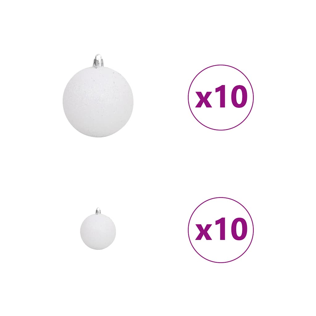 Sapin de Noël artificiel Vert 240 cm PVC, plastique et acier - XIOS